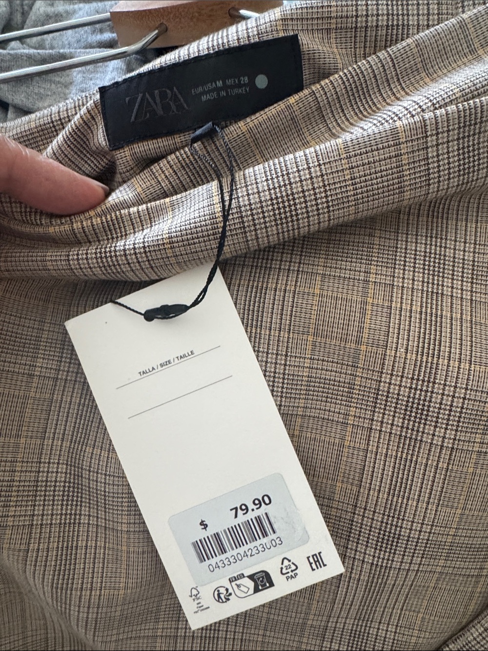 Zara collection plaid ruffled skirt - Picture 6 of 6